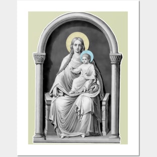 Our Lady Mother of God Mary and the Child Jesus Christ Posters and Art